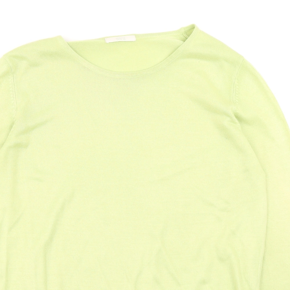 Womens UK Size 14 Marks & Spencer Green Pullover Jumper