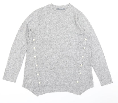 Womens UK Size M COIN 1804 Grey Pullover Jumper