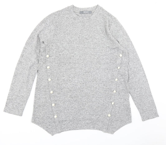Womens UK Size M COIN 1804 Grey Pullover Jumper