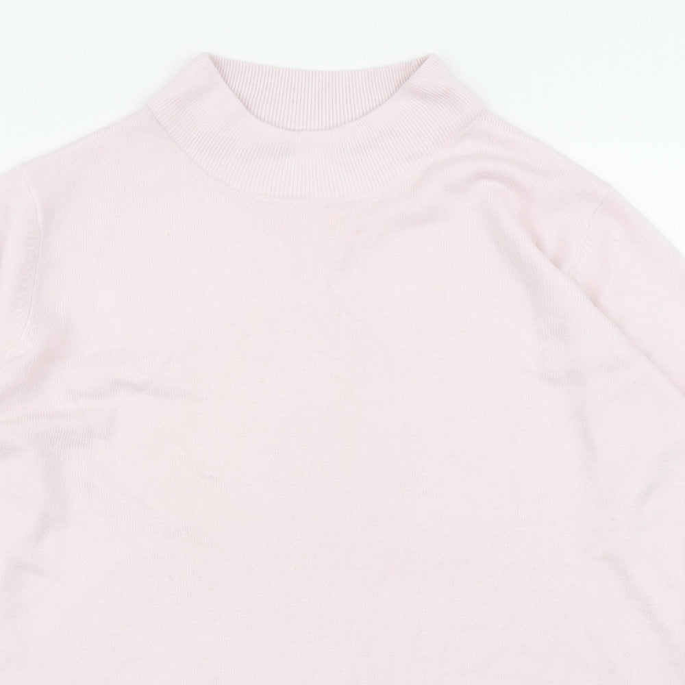 Womens UK Size S Bonmarché Pink Pullover Jumper