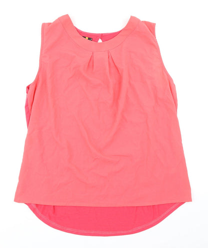 Womens UK Size 18 Charlotte Gold Pink Basic Blouse