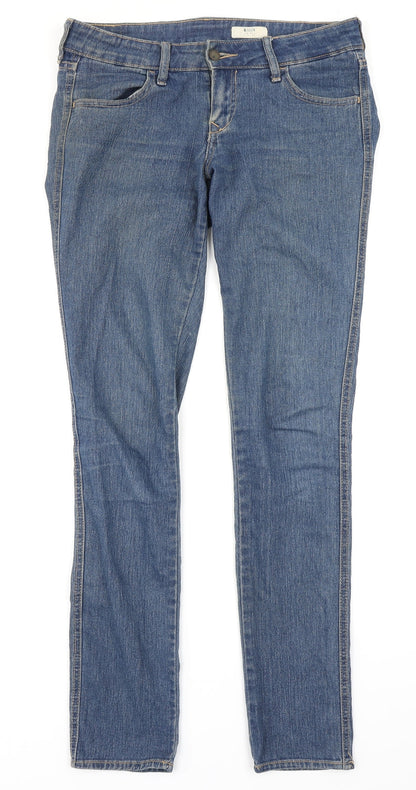 Womens UK Size 28 in SQIN Regular Fit Skinny Blue Jeans