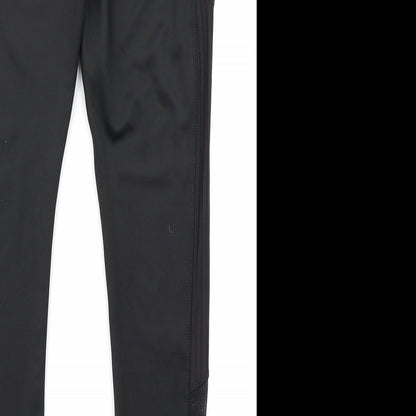 Workout Womens Black   Compression Leggings Size S L23 in