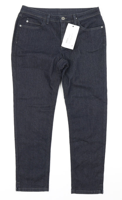 Vicunha Womens Blue  Denim Straight Jeans Size 30 in L24 in