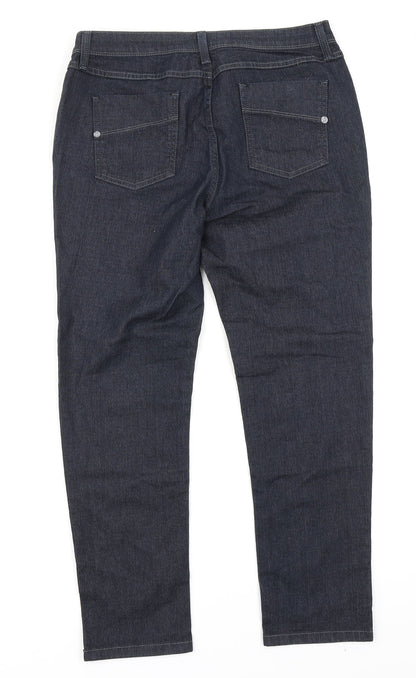 Vicunha Womens Blue  Denim Straight Jeans Size 30 in L24 in