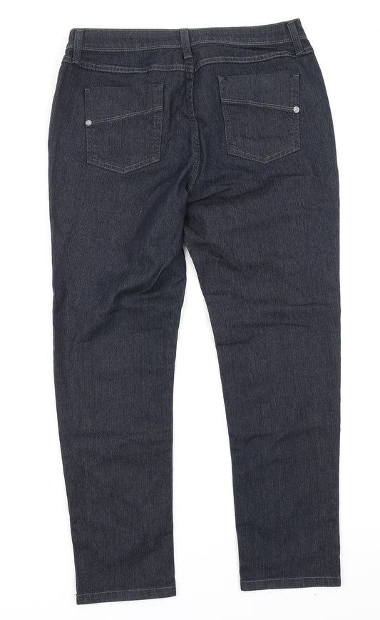 Vicunha Womens Blue  Denim Straight Jeans Size 30 in L24 in