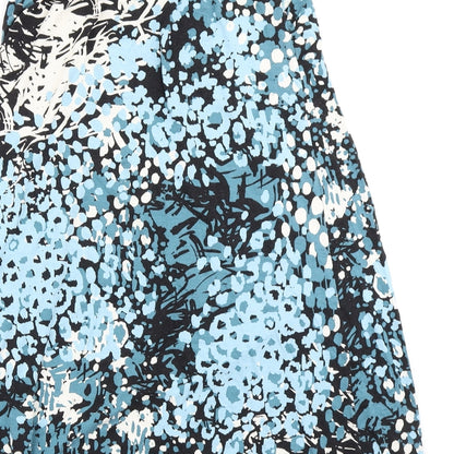 Tiamo Womens Blue Floral  Fit & Flare  Size L
