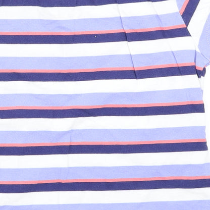 F&F Girls Blue Striped  Basic T-Shirt Size 3-4 Years