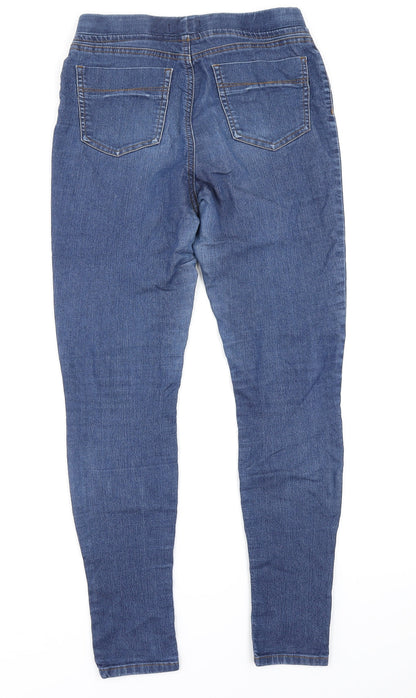 TU Womens Blue  Denim Jegging Jeans Size 10 L27 in