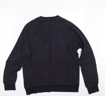 Cedar Wood State Mens Blue   Pullover Jumper Size L