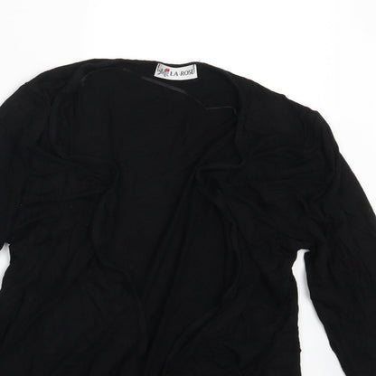 La-Rose Womens Black   Cape Jumper Size XL