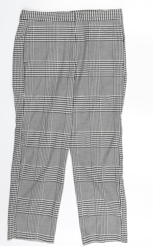 Womens UK Size 14 M&S Regular Fit  White Trousers