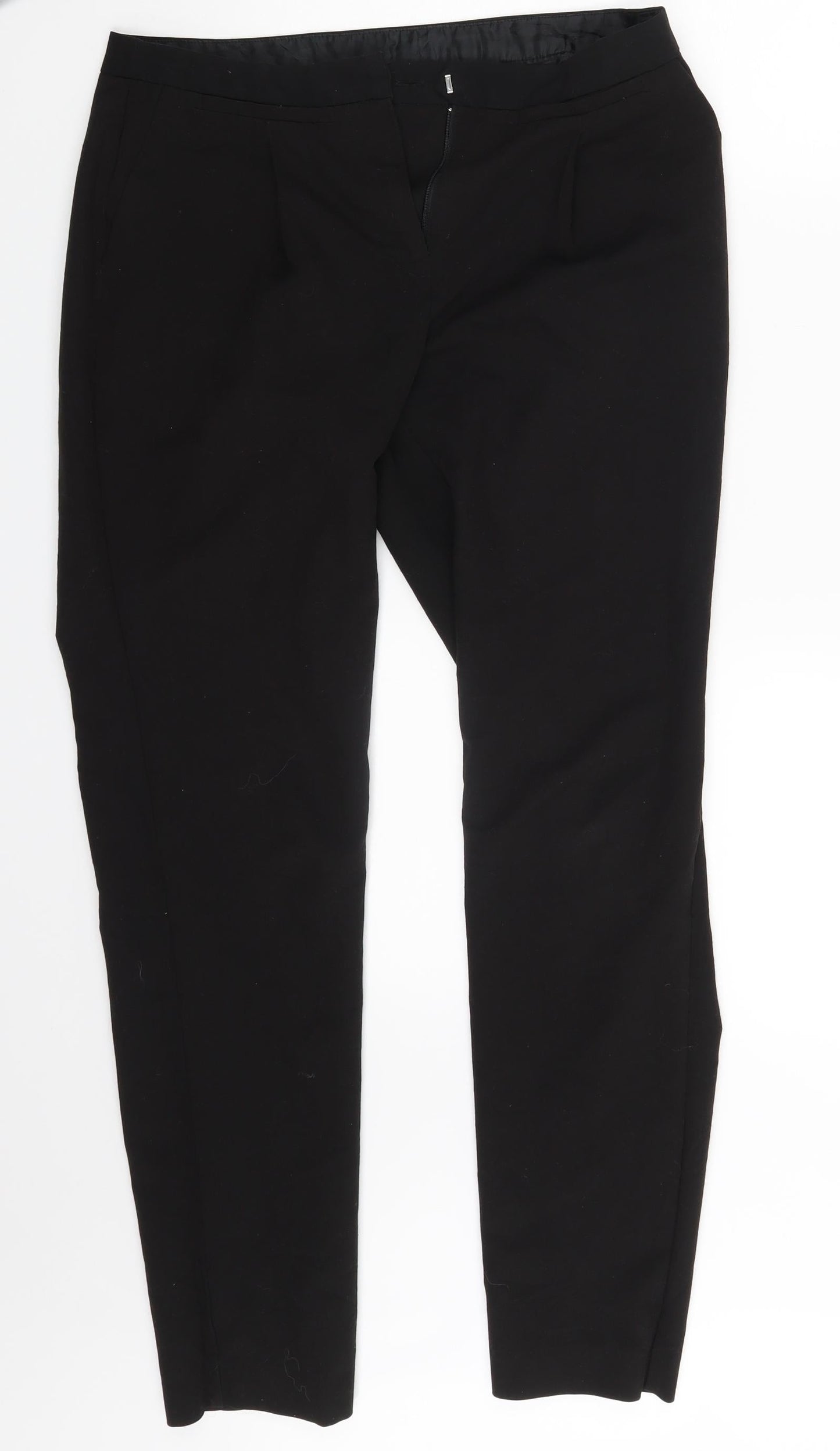 New Look Womens Black   Chino Trousers Size 8 L28 in