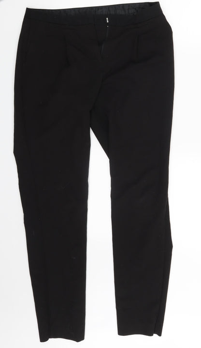 New Look Womens Black   Chino Trousers Size 8 L28 in