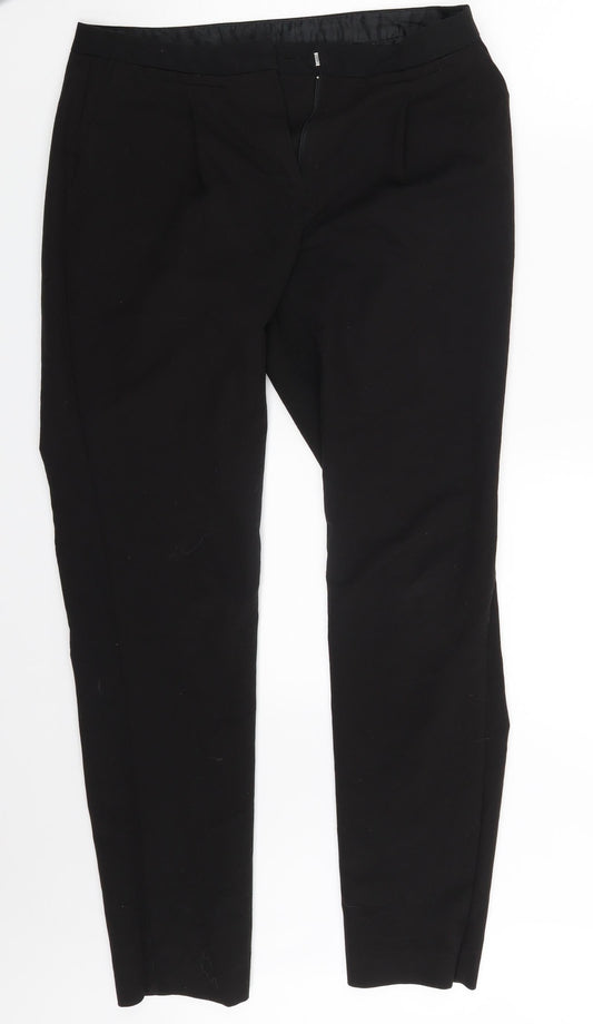 New Look Womens Black   Chino Trousers Size 8 L28 in