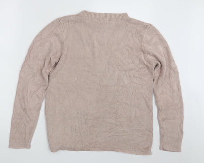 Womens UK Size M Fay Louise Pink Pullover Jumper