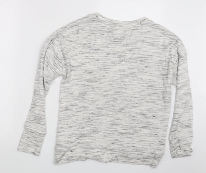 The Lounge Edit Womens White   Pullover Jumper Size 8