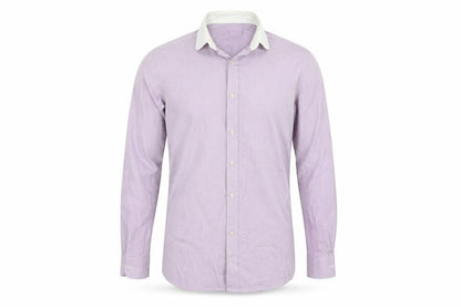 Mens UK Size 15.5 NEXT Purple  Button-Up Long Sleeve Casual Shirt