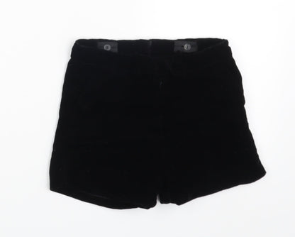 H&M Girls Black   Chino Shorts Size 6-7 Years