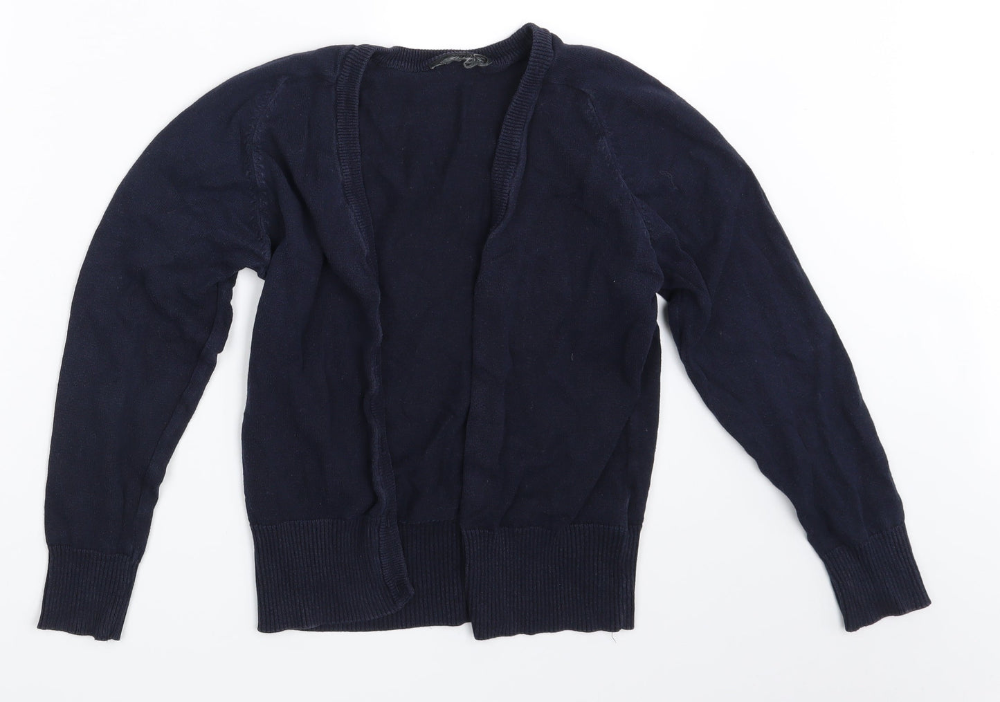 Womens UK Size One Size Preworn Blue Cape Jumper