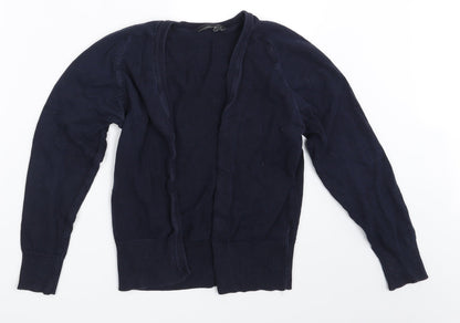 Womens UK Size One Size Preworn Blue Cape Jumper