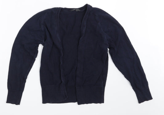 Womens UK Size One Size Preworn Blue Cape Jumper