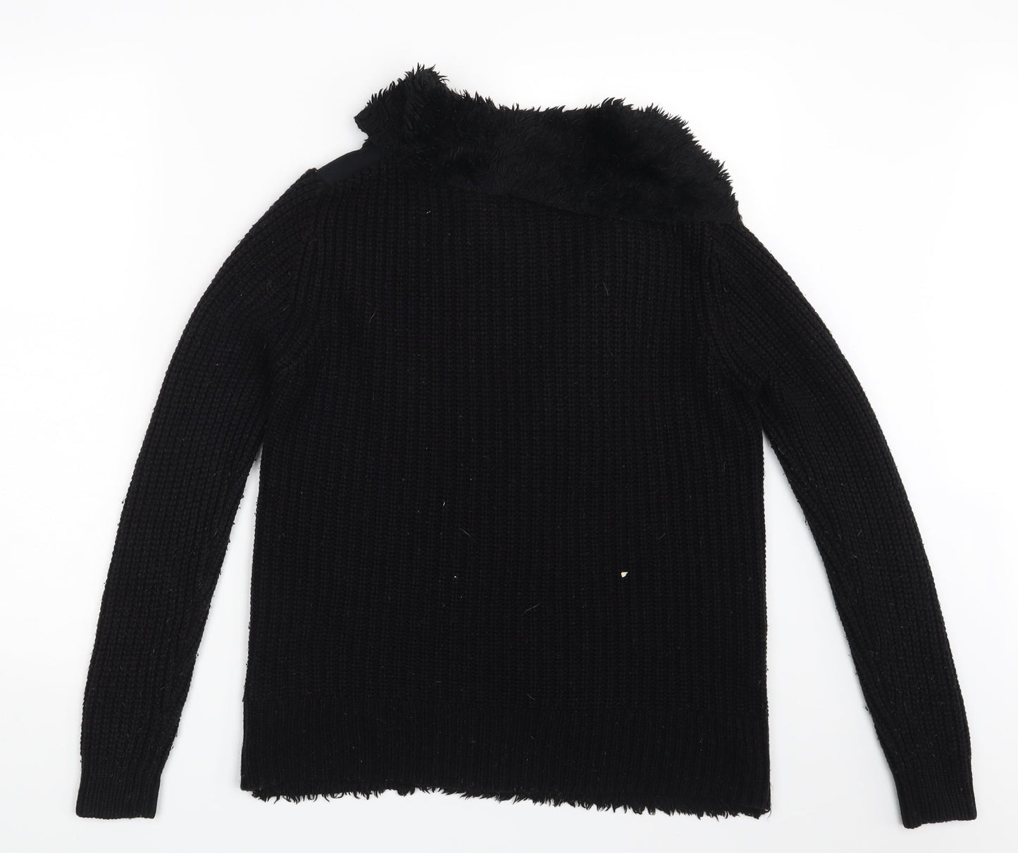 Womens UK Size S New Look Black Cardigan Jumper