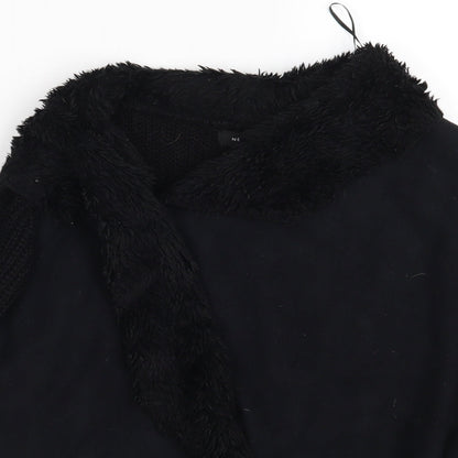 Womens UK Size S New Look Black Cardigan Jumper