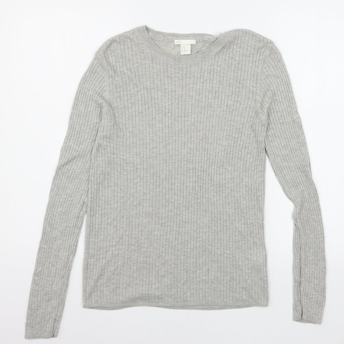Womens UK Size M H&M Grey Pullover Jumper