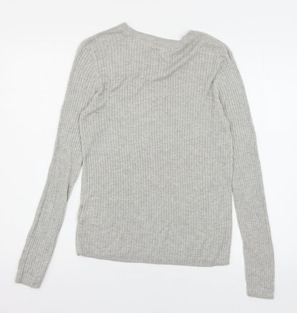 Womens UK Size M H&M Grey Pullover Jumper