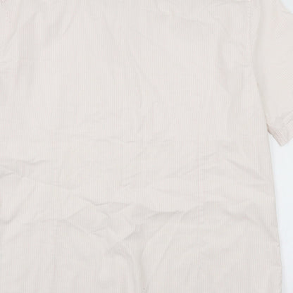 Mens UK Size 2XL New Look Pink  Button-Up Short Sleeve Casual Shirt