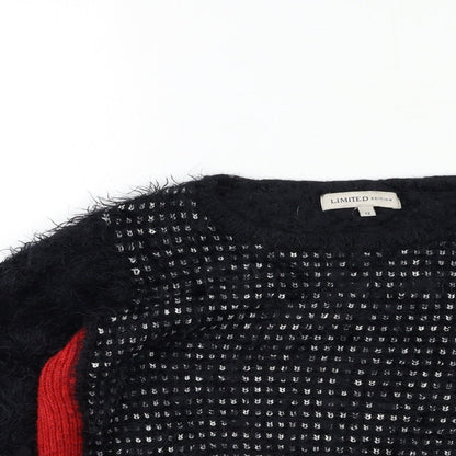 Womens UK Size 12 Marks and Spencer Black Pullover Jumper