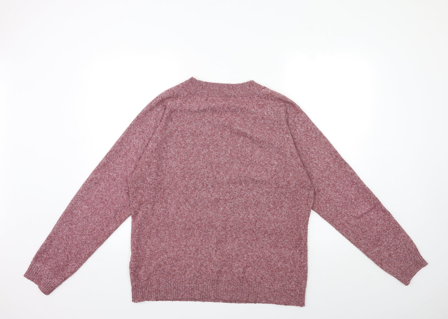 VERO MODA Mens Red  Knit Pullover Jumper Size L