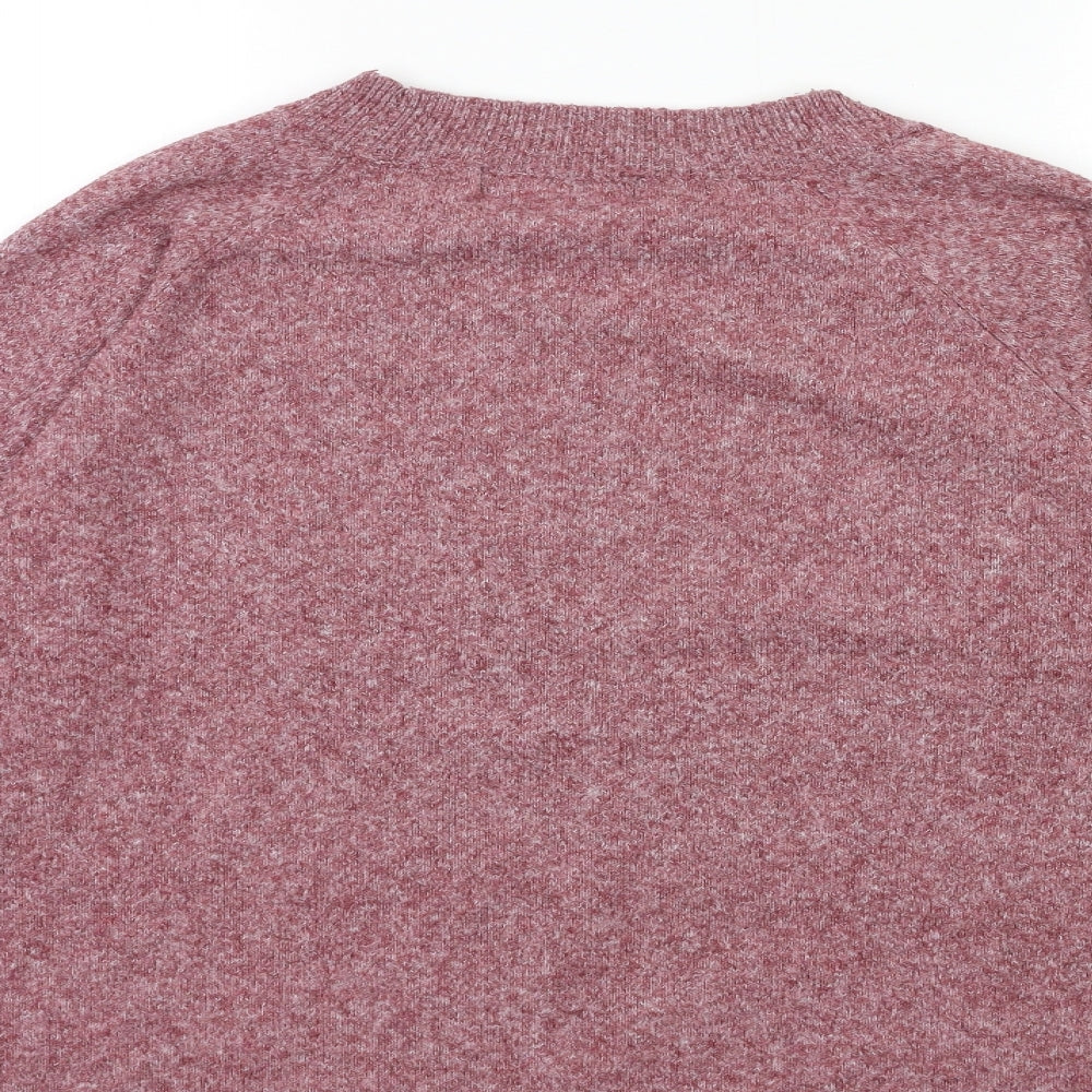 VERO MODA Mens Red  Knit Pullover Jumper Size L