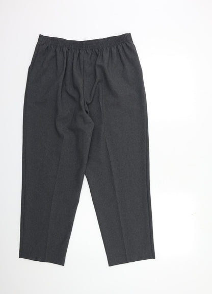 Classic Womens Grey   Trousers  Size 14 L26 in