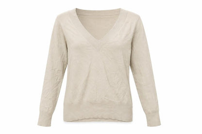 Womens UK Size 16 F&F Beige Pullover Jumper