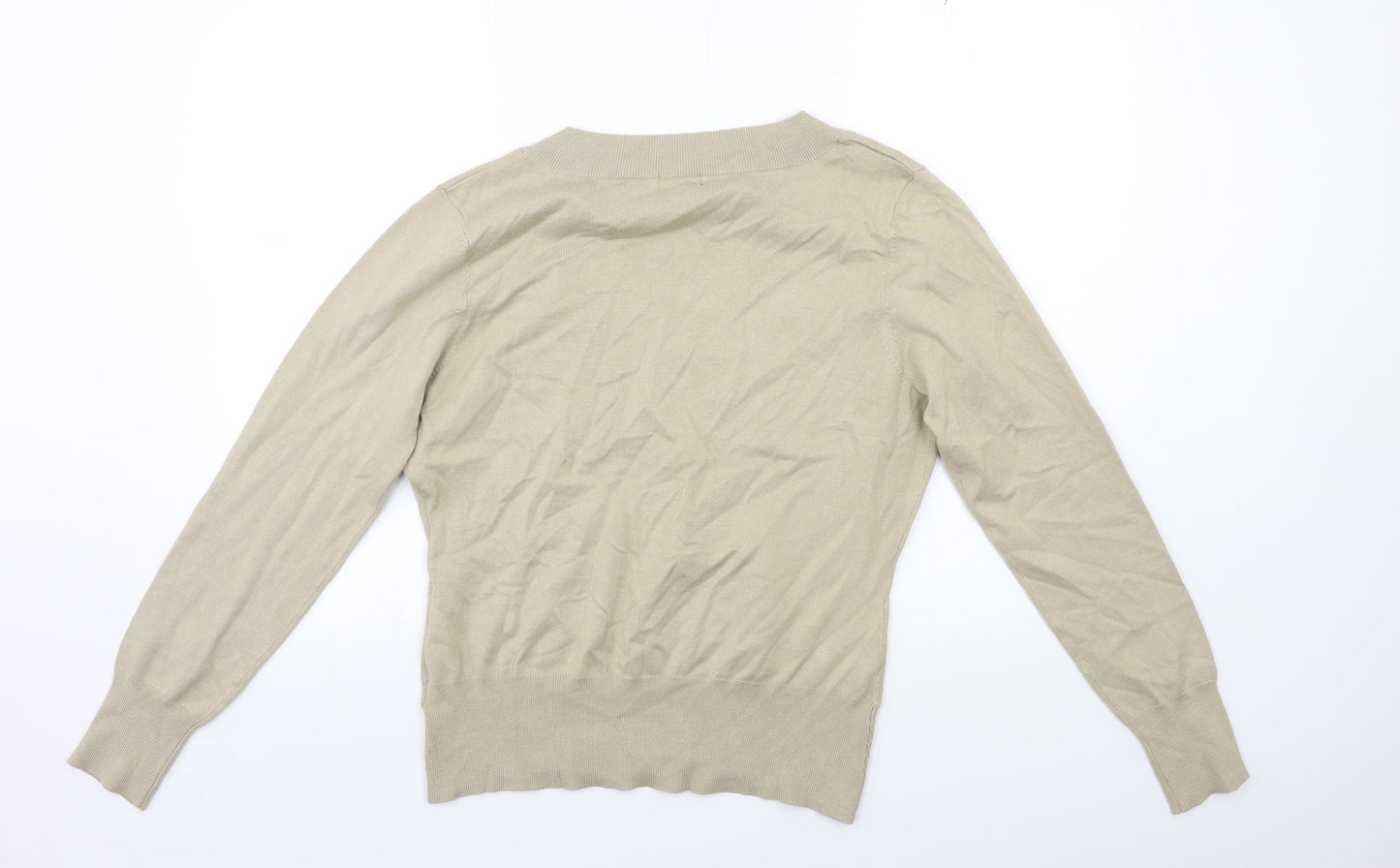 Womens UK Size 16 F&F Beige Pullover Jumper