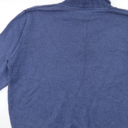 George Mens Blue  Knit Pullover Jumper Size XL