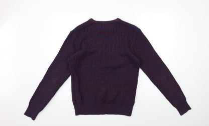 Cedar Wood State Mens Blue  Lace Pullover Jumper Size S