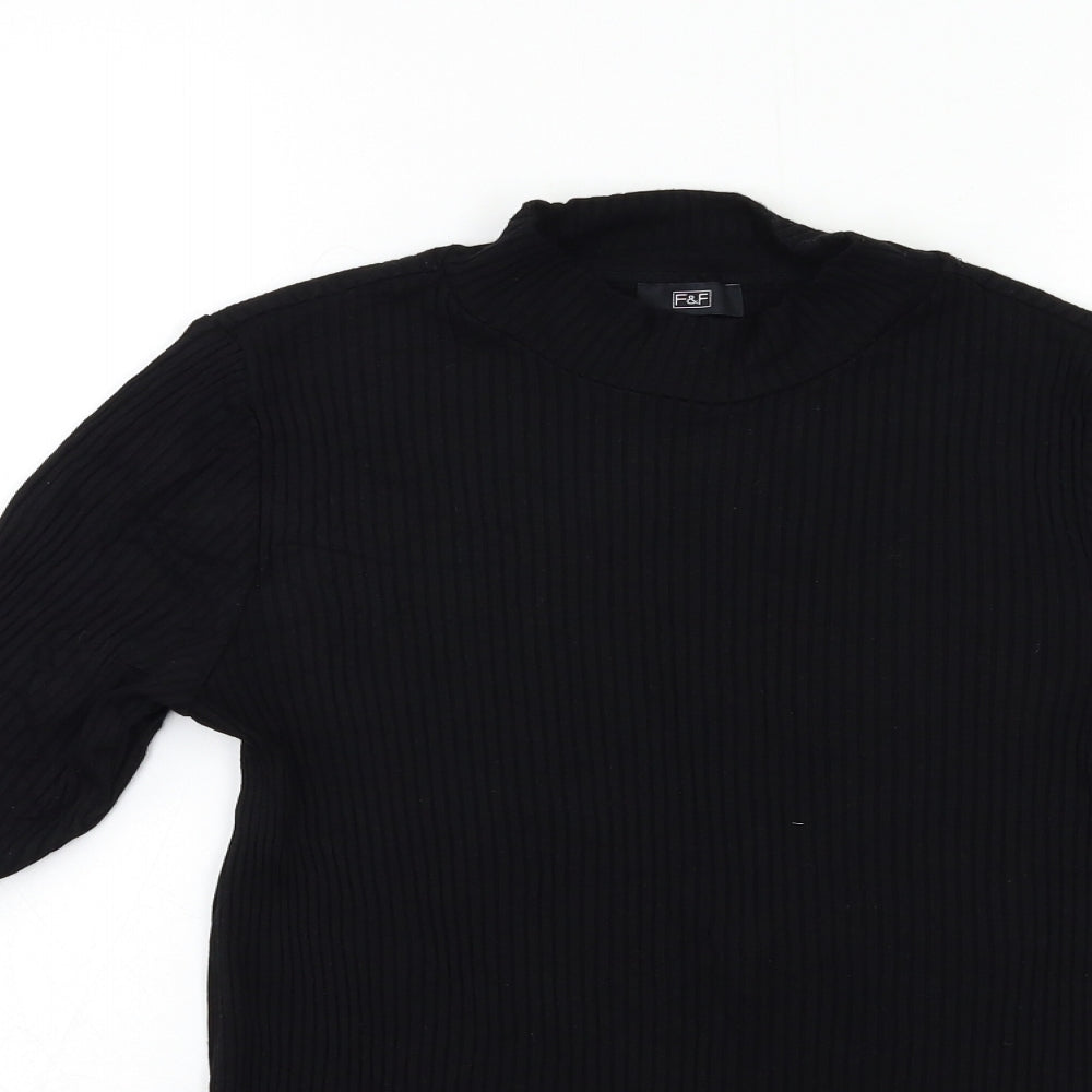 F&F Womens Black   Pullover Jumper Size 12