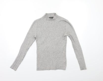 Primark Womens Grey  Knit Pullover Jumper Size 10