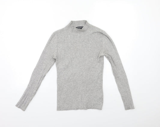 Primark Womens Grey  Knit Pullover Jumper Size 10
