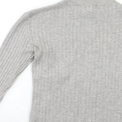 Primark Womens Grey  Knit Pullover Jumper Size 10