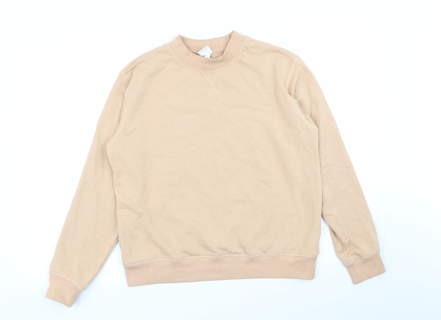 Womens UK Size S H&M Beige Pullover Jumper