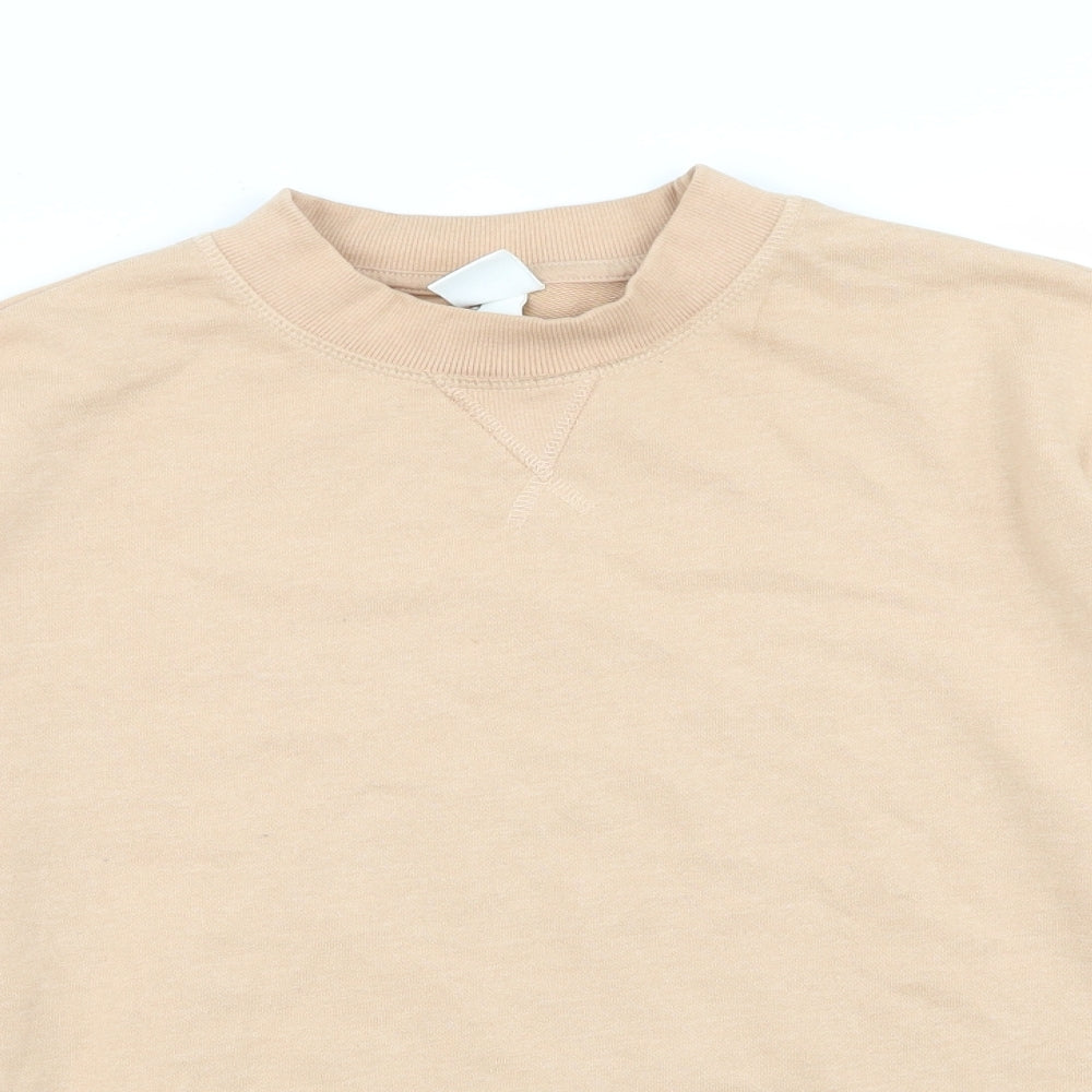 Womens UK Size S H&M Beige Pullover Jumper