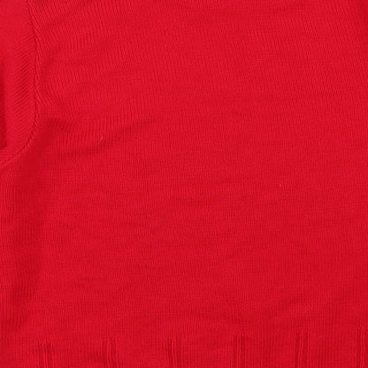 Pure & Natural Womens Red   Pullover Jumper Size M