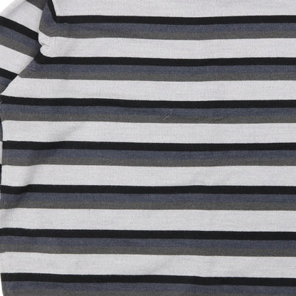 Cedar Wood State Mens Multicoloured Striped  Pullover Jumper Size M