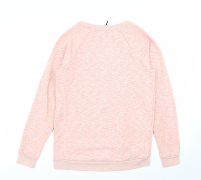 Womens UK Size S woolworths Pink Pullover Jumper