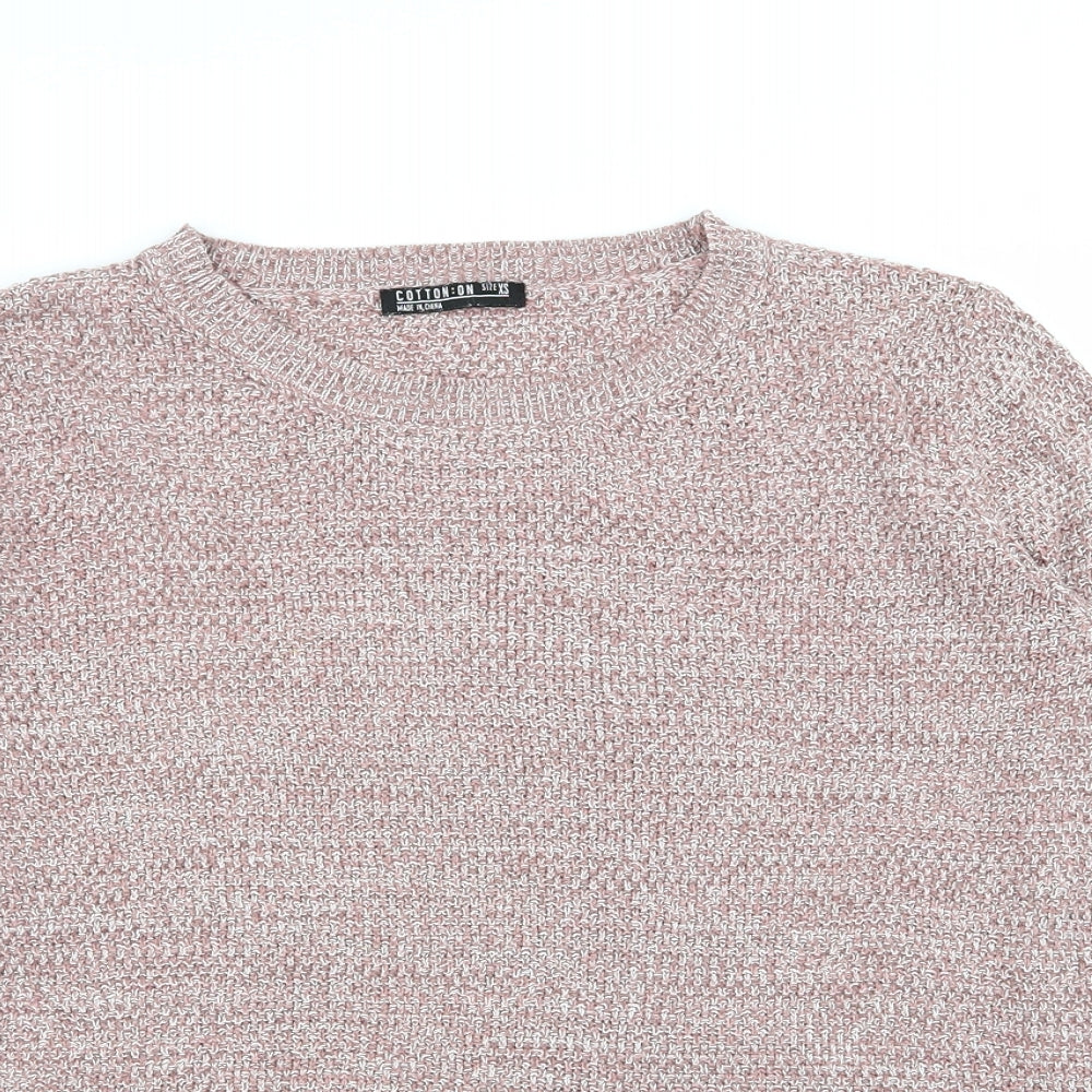 Womens UK Size XS Cotton On Red Pullover Jumper