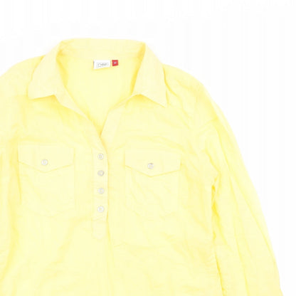 OBR Womens Yellow   Basic Blouse Size 4